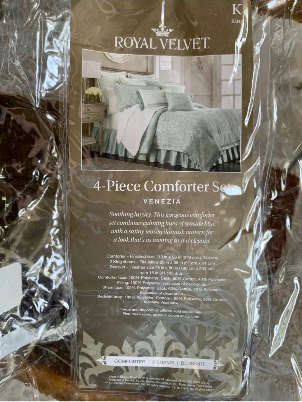 Royal Velvet King Comforter Set